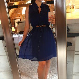 Short Blue Dress